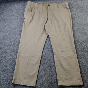 Lee Pants Mens 44x30 Extreme Comfort Motion Relaxed‎ Fit Khaki Tan Chino Stretch